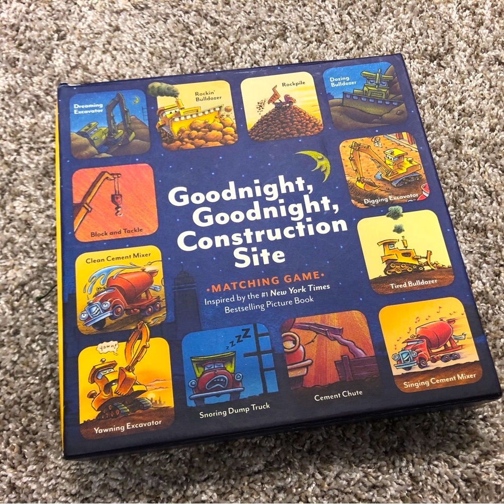 Goodnight, Goodnight, Construction Site matching game